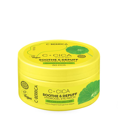 C+CICA C-BERRICA SOOTH & DEPUFF HYDROGEL EYE PATCH - delicate eye area care. (60pcs)