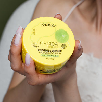 C+CICA C-BERRICA SOOTH & DEPUFF HYDROGEL EYE PATCH - delicate eye area care. (60pcs)