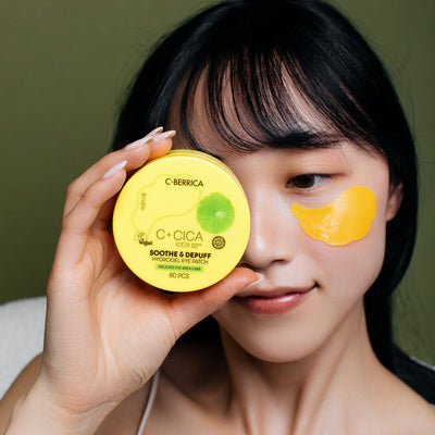 C+CICA C-BERRICA SOOTH & DEPUFF HYDROGEL EYE PATCH - delicate eye area care. (60pcs)