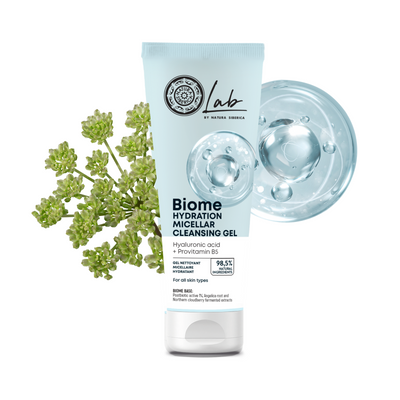 Lab by Natura Siberica Biome. Hydration Micellar Cleansing Gel, 140 ml