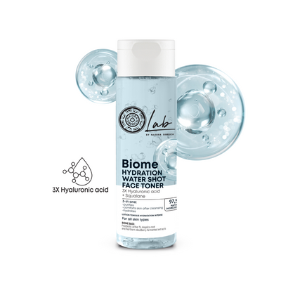 Lab by Natura Siberica Biome. Hydration Water Shot Face Toner, 200 ml