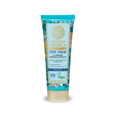 Foot Cream with Organic Oblepikha Hydrolate, 75 ml