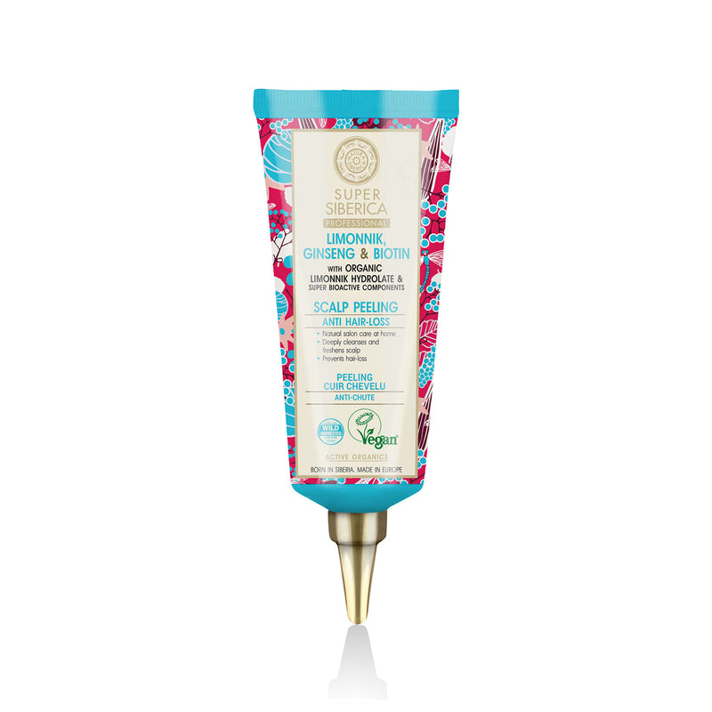 Super Siberica Limonnik, ginseng & biotin. Scalp Peeling, 100 ml