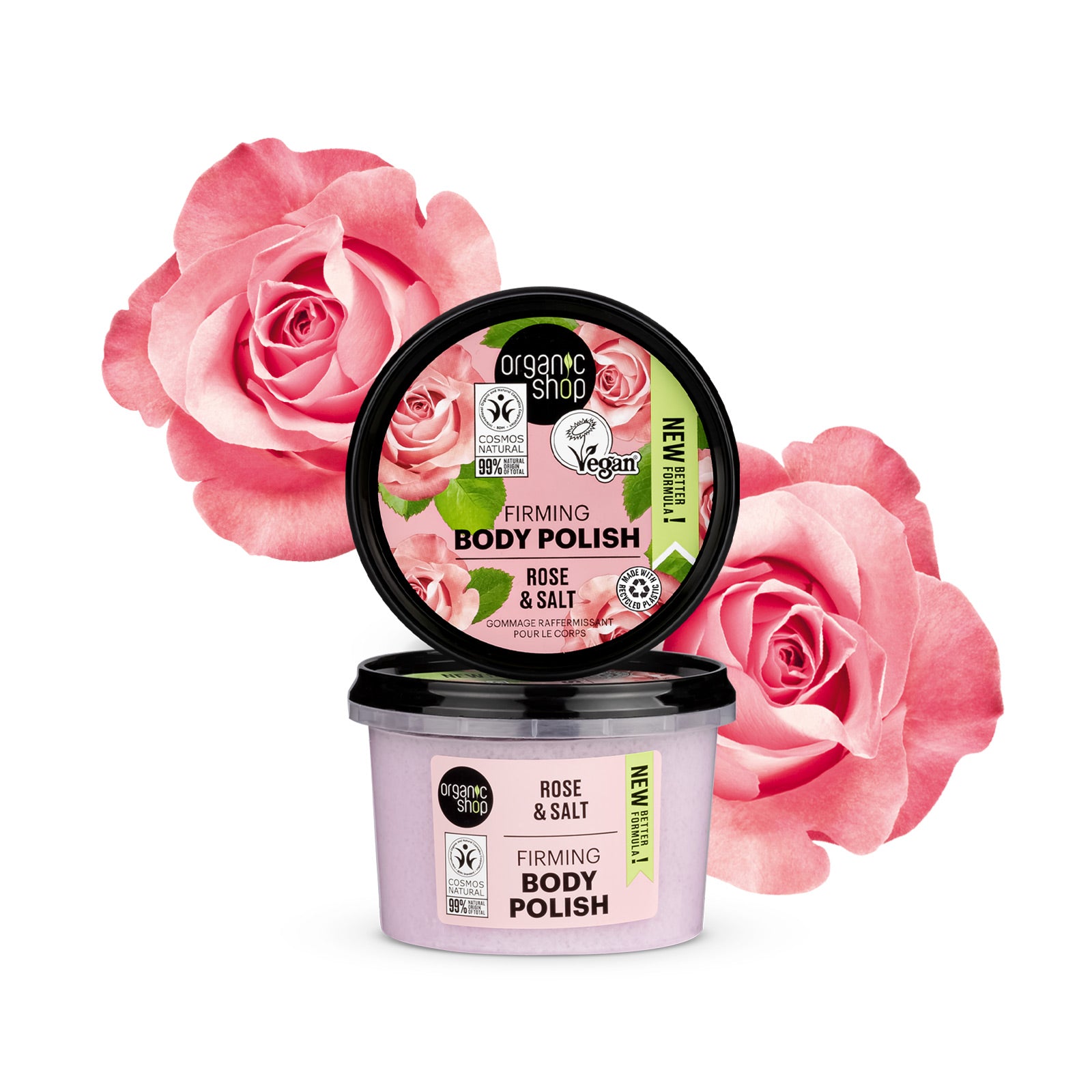 Organic Shop Firming Body Polish Rose (250ml)