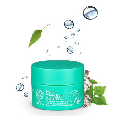 Polar White Birch Moisturizing Face Cream-Gel, for oily & acne prone skin 50 ml