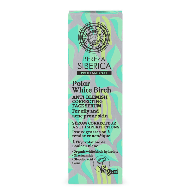 Polar White Birch Anti-Blemish Correcting Face Serum, for oily & acne prone skin 30 ml