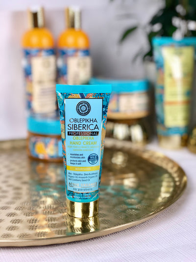 Hand Cream with Organic Oblepikha Hydrolate, 75 ml