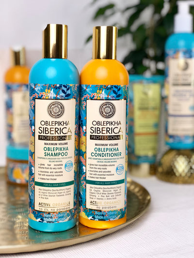 Shampoo with Organic Oblepikha Hydrolate For All Hair Types, 400 ml