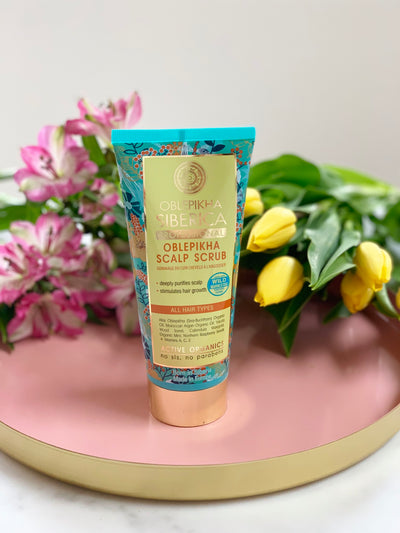 Scalp Scrub with Organic Oblepikha Hydrolate, 200 ml