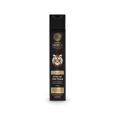 Energy Shampoo for Body and Hair Fury of the Tiger, 250 ml