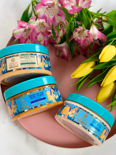 Body Butter with Organic Oblepikha Hydrolate, 300 ml