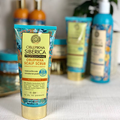 Scalp Scrub with Organic Oblepikha Hydrolate, 200 ml