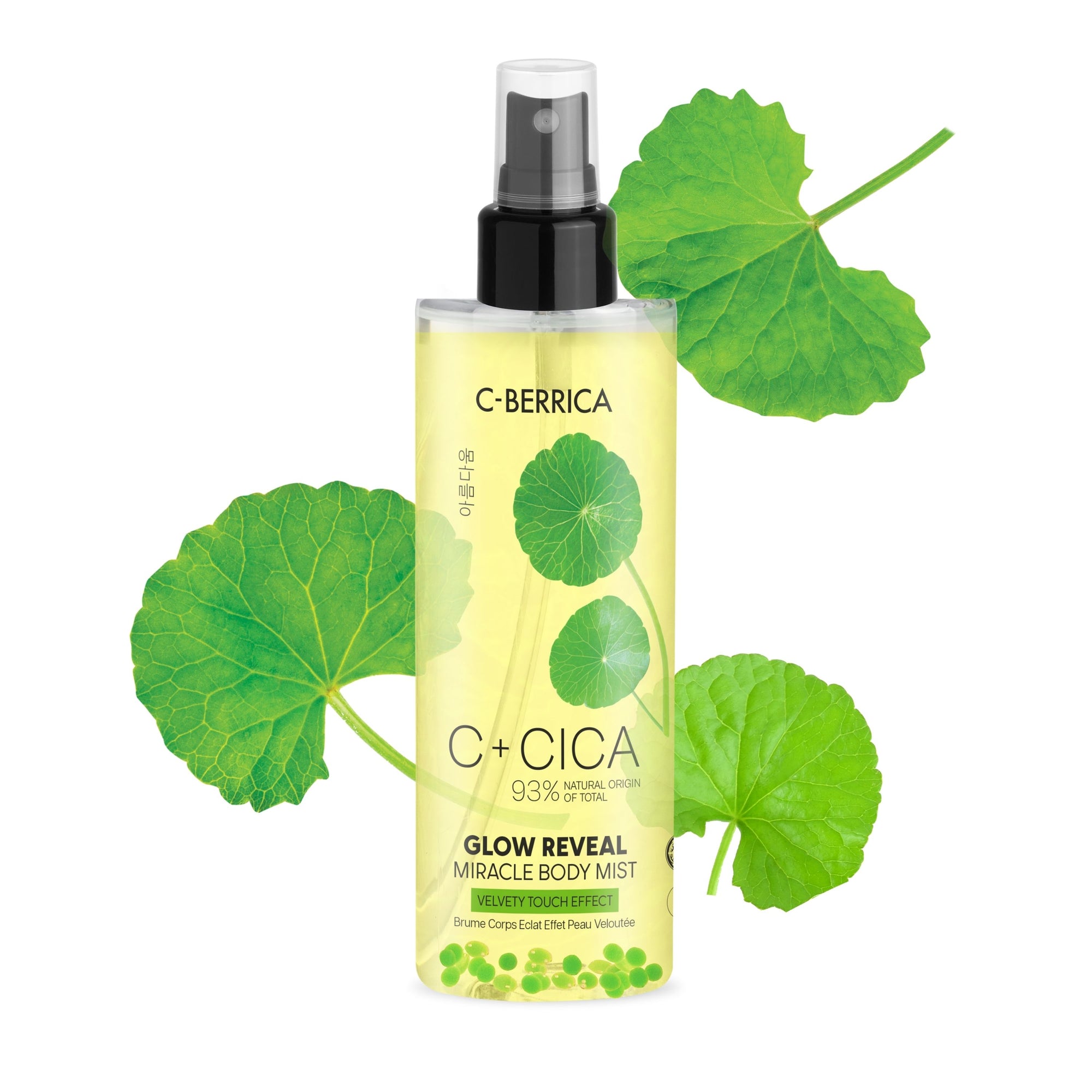 C+CICA C-BERRICA GLOW REVEAL MIRACLE BODY MIST - velvety touch effect. (200ml)