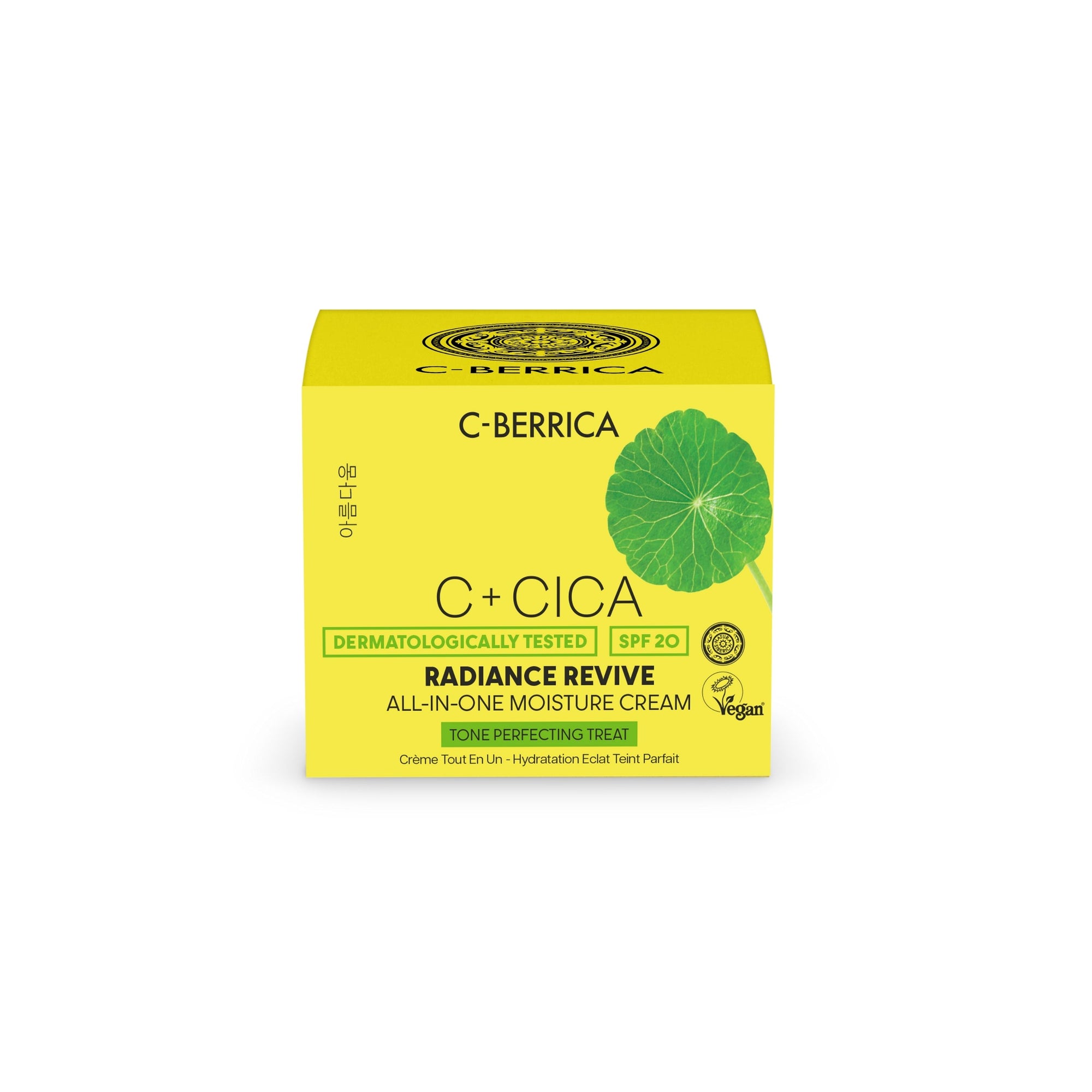 C+CICA C-BERRICA RADIANCE REVIVE ALL-IN-ONE MOISTURE CREAM - tone perfecting treat. (50ml)