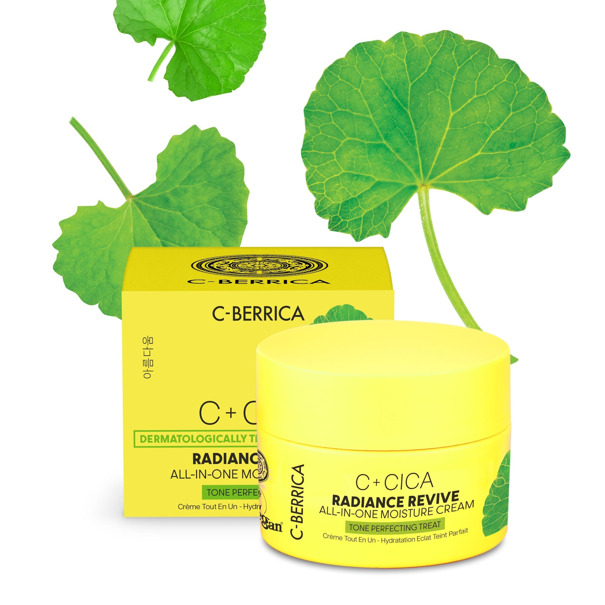 C+CICA C-BERRICA RADIANCE REVIVE ALL-IN-ONE MOISTURE CREAM - tone perfecting treat. (50ml)