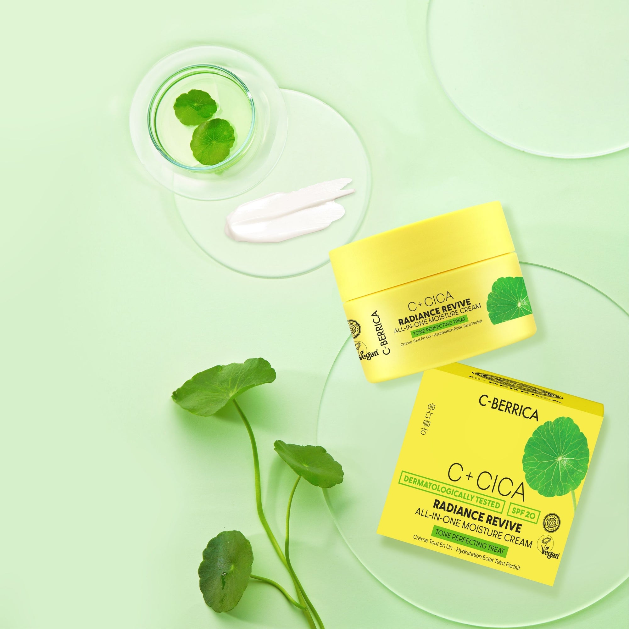 C+CICA C-BERRICA RADIANCE REVIVE ALL-IN-ONE MOISTURE CREAM - tone perfecting treat. (50ml)