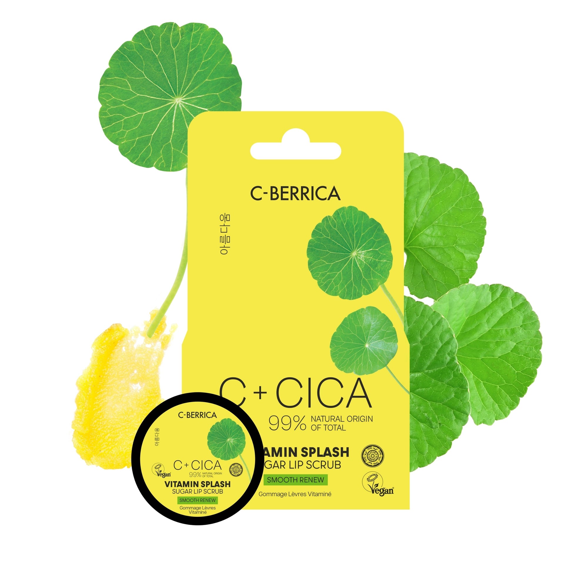C+CICA C-BERRICA VITAMIN SPLASH SUGAR RENEW LIP SCRUB - smooth renew. (10ml)