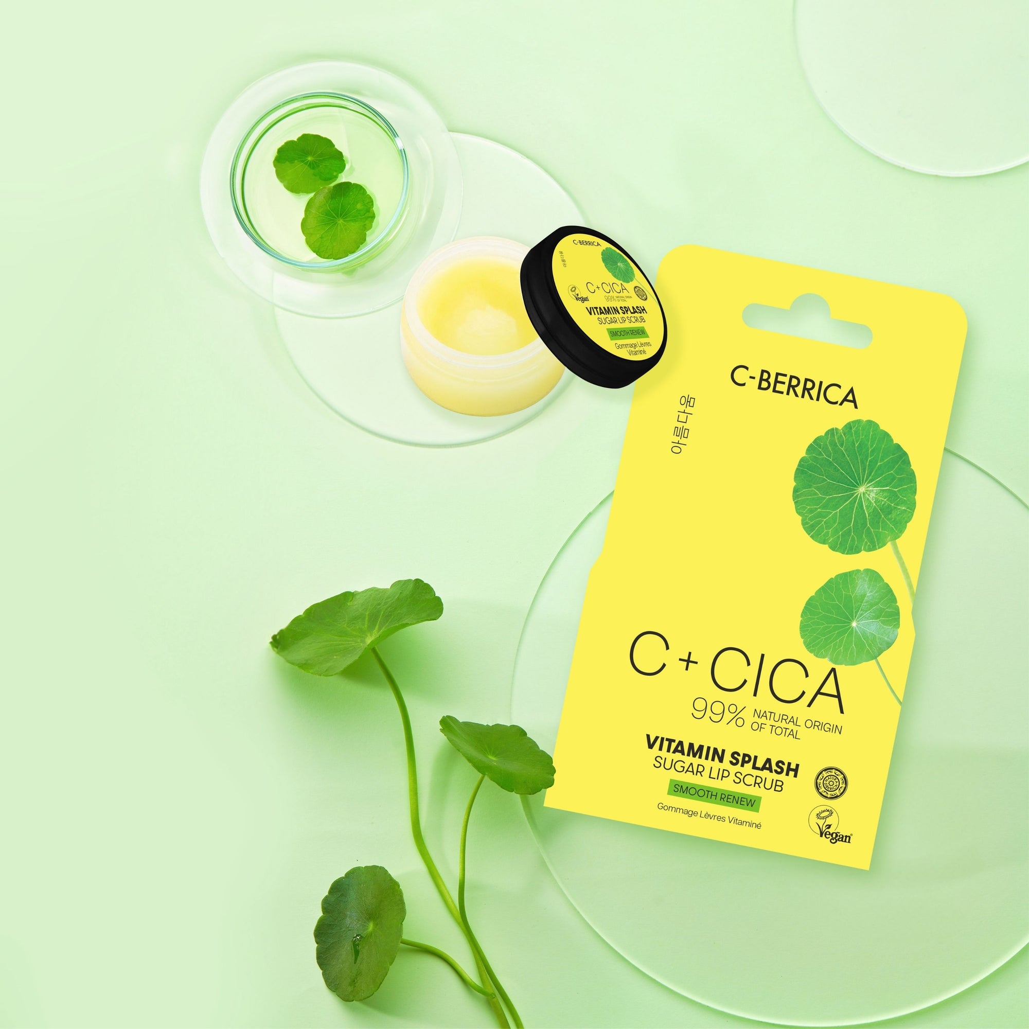 C+CICA C-BERRICA VITAMIN SPLASH SUGAR RENEW LIP SCRUB - smooth renew. (10ml)