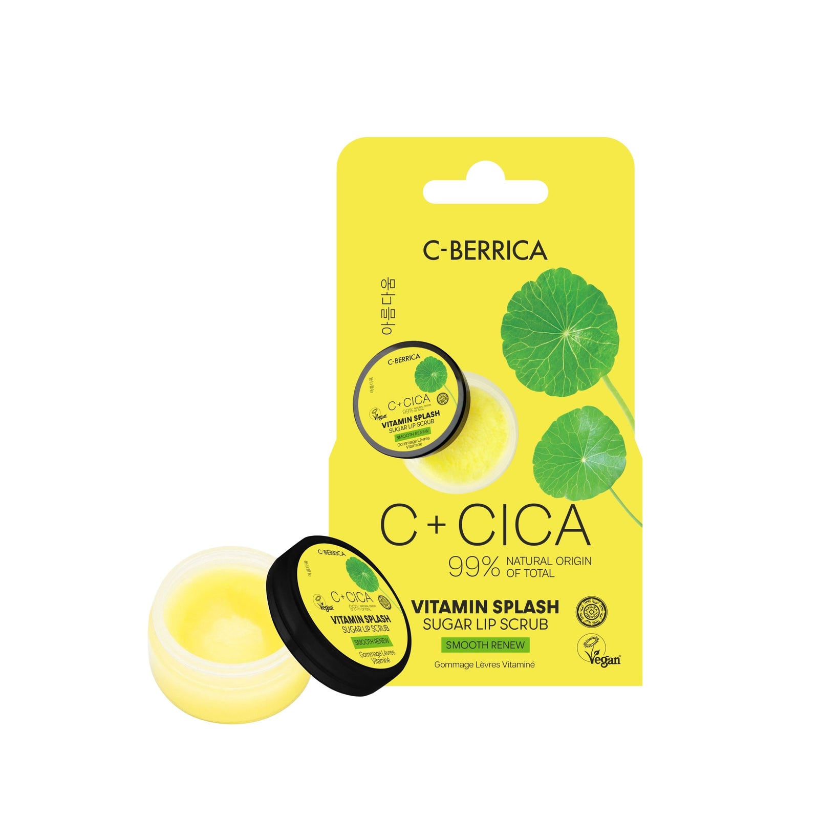 C+CICA C-BERRICA VITAMIN SPLASH SUGAR RENEW LIP SCRUB - smooth renew. (10ml)
