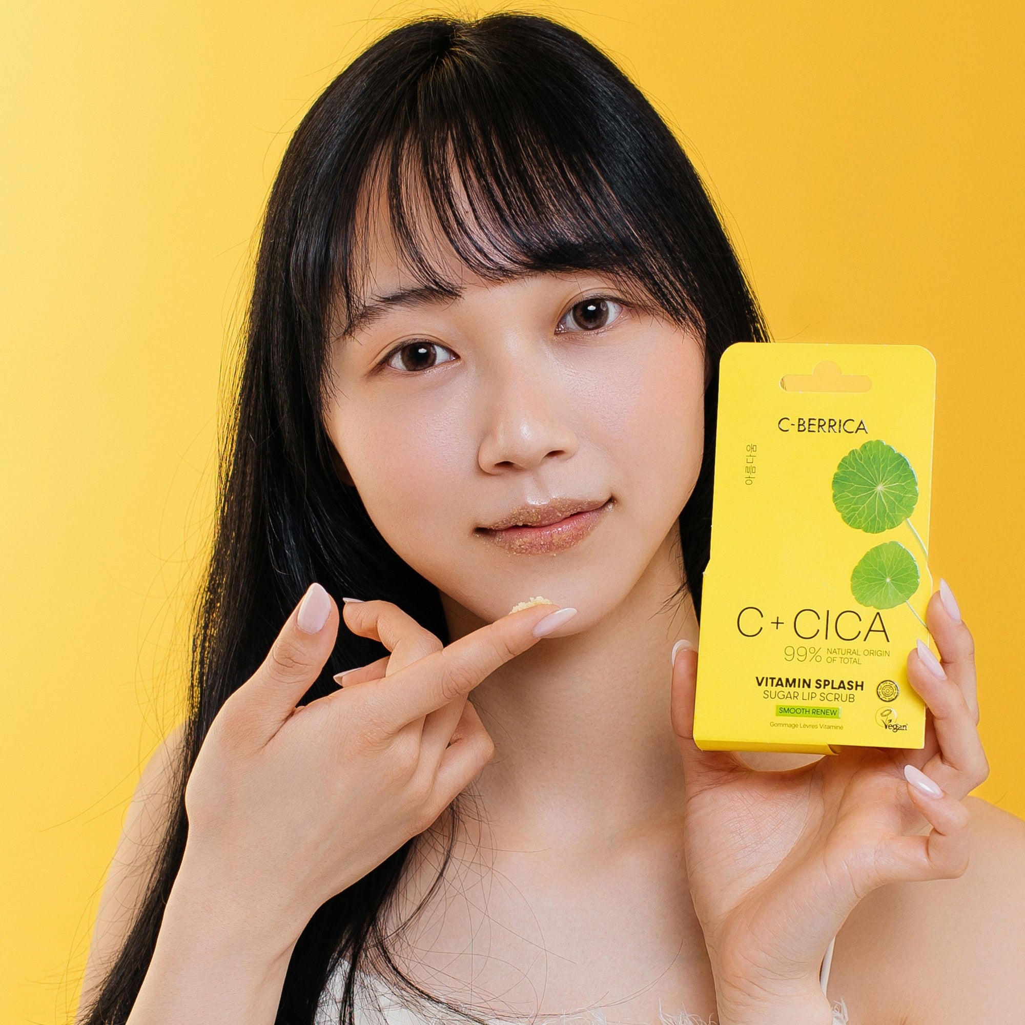 C+CICA C-BERRICA VITAMIN SPLASH SUGAR RENEW LIP SCRUB - smooth renew. (10ml)