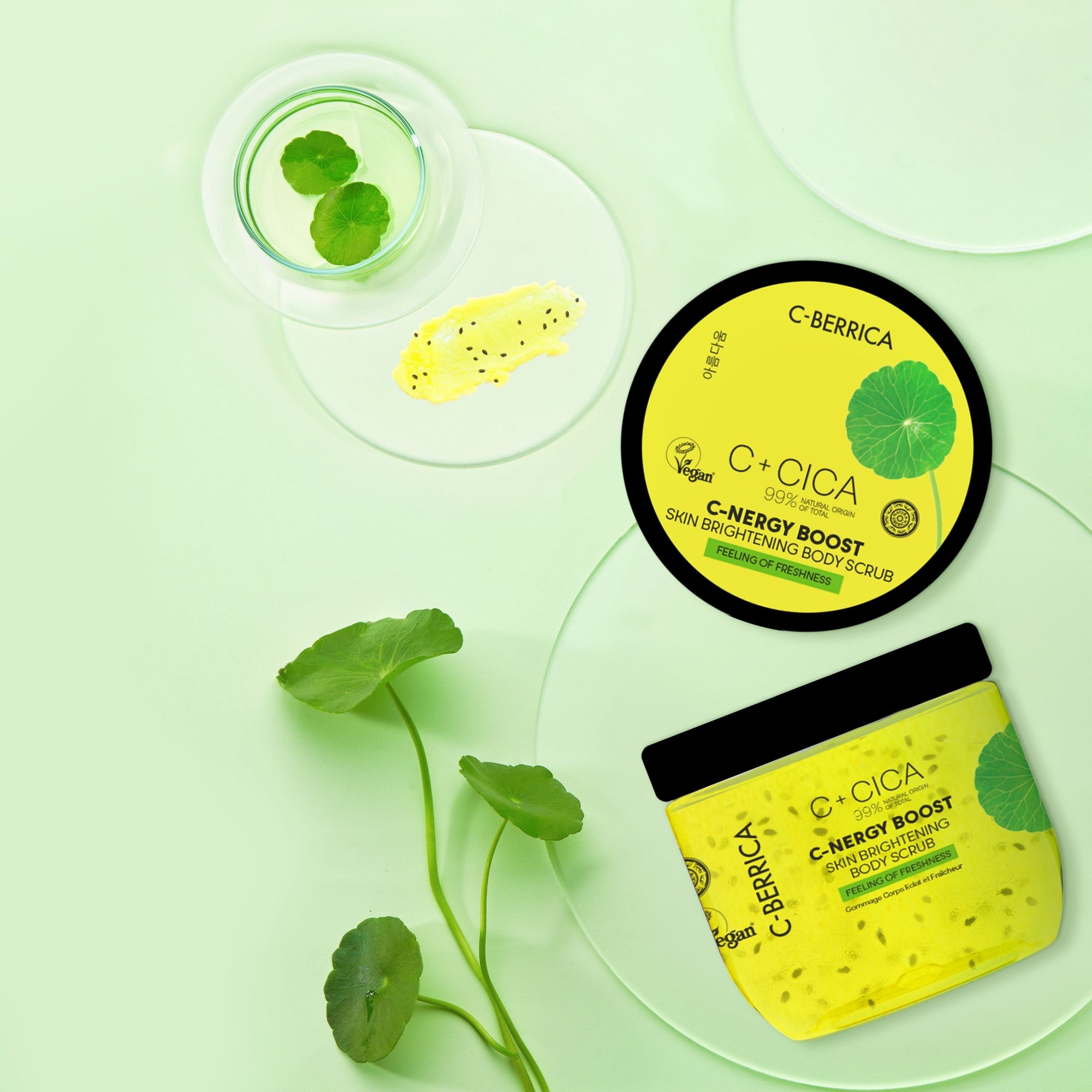 C+CICA C-BERRICA C-ENERGY BOOST SKIN BRIGHTENING BODY SCRUB - feeling of freshness. (200ml)