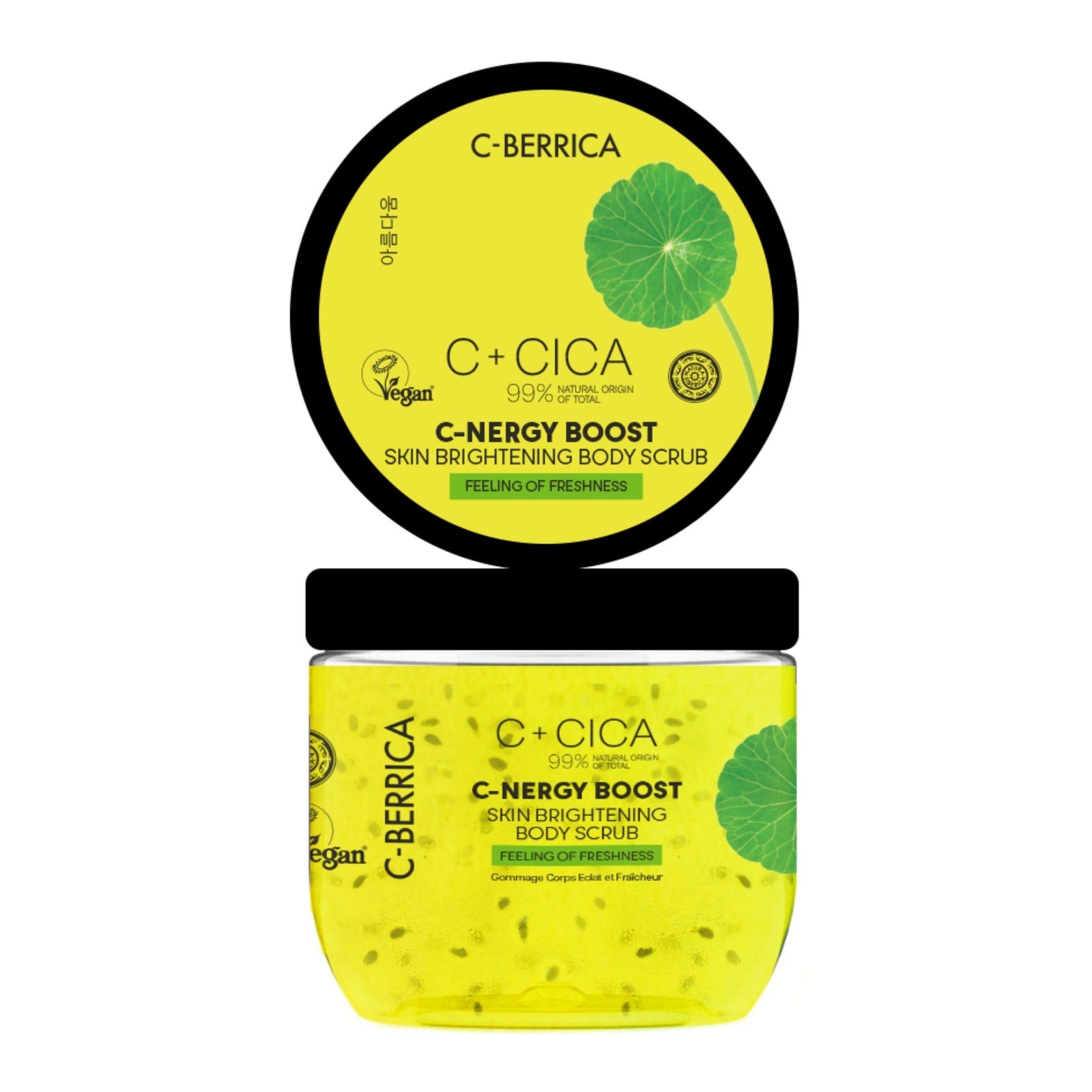 C+CICA C-BERRICA C-ENERGY BOOST SKIN BRIGHTENING BODY SCRUB - feeling of freshness. (200ml)