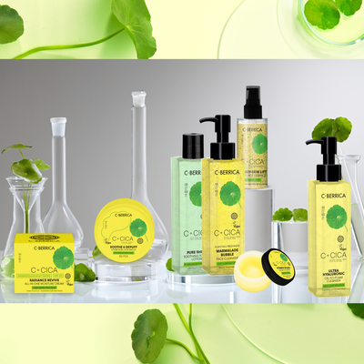 C+Cica C-Berrica 7-Step Routine For Glass & Luminous Skin (7pcs)