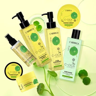 C+Cica C-Berrica 7-Step Routine For Glass & Luminous Skin (7pcs)