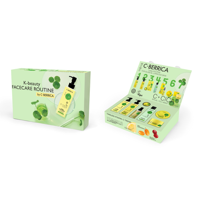 C+Cica C-Berrica 7-Step Routine For Glass & Luminous Skin (7pcs)