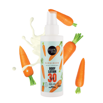 Organic Shop Sunscreen Body Lotion 30 SPF (150ml)