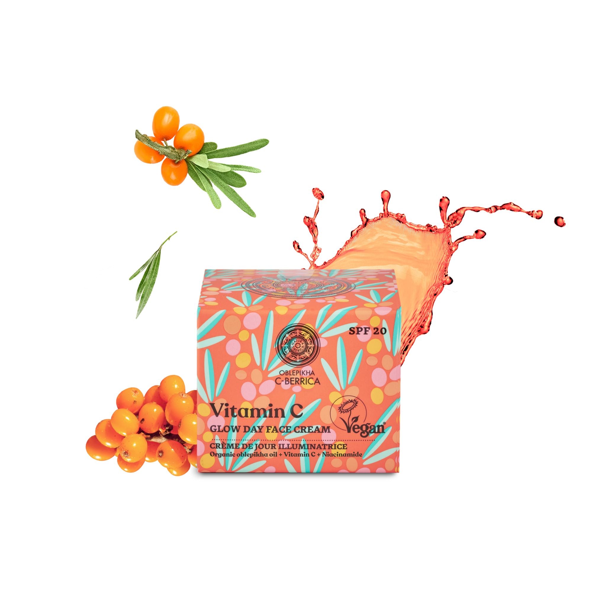 C-Berrica Glow Day Face Cream with SPF20, 50 ml