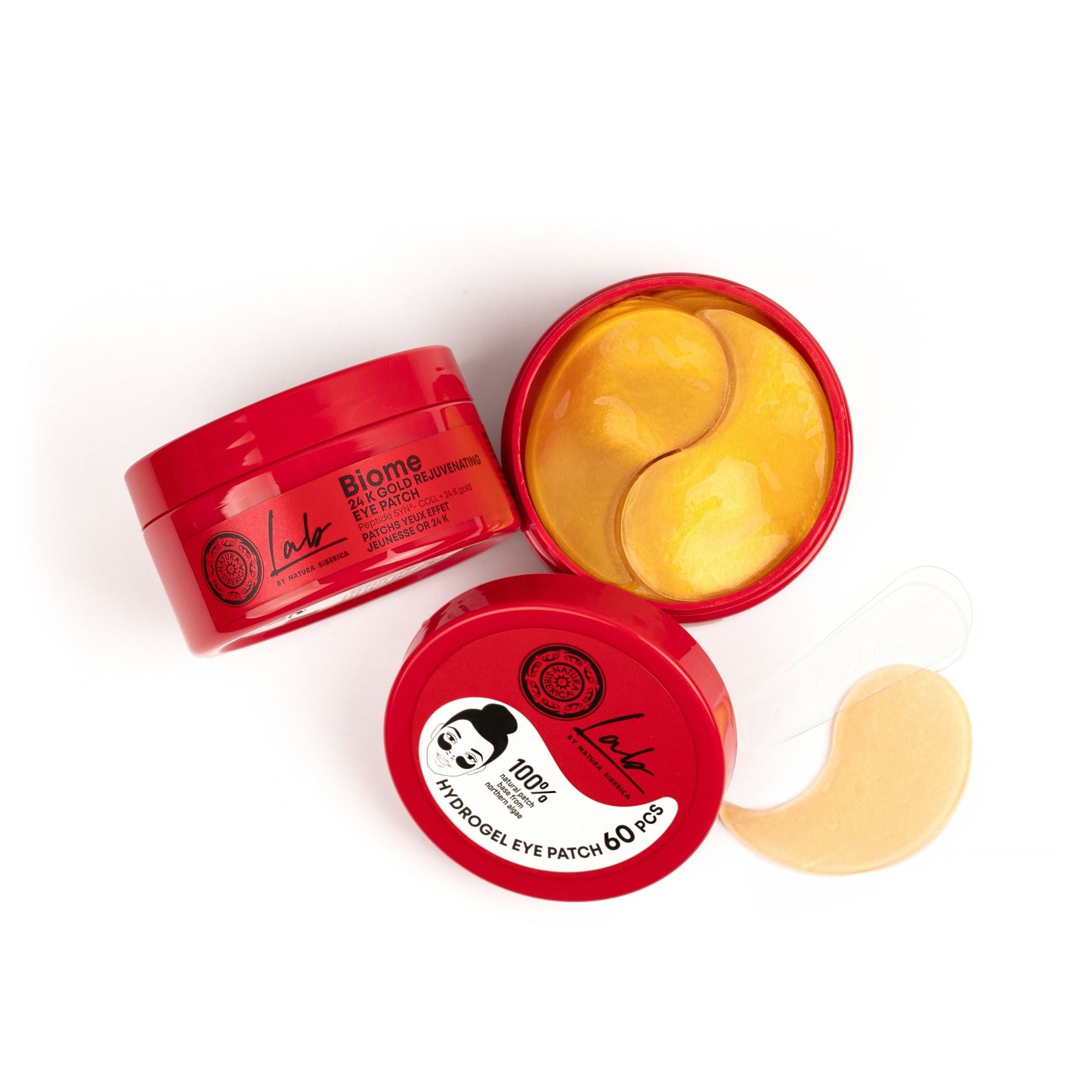 Lab by Natura Siberica Biome. 24K Gold Rejuvenating Eye Patch Eye Patch, 60 pcs