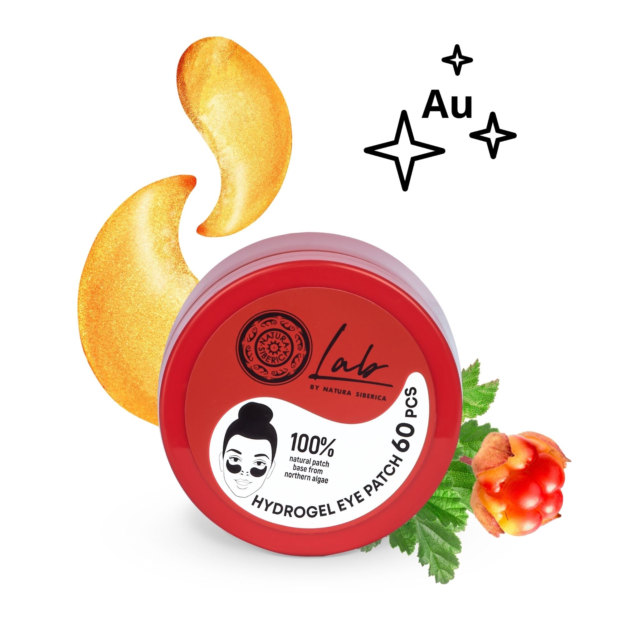 Lab by Natura Siberica Biome. 24K Gold Rejuvenating Eye Patch Eye Patch, 60 pcs