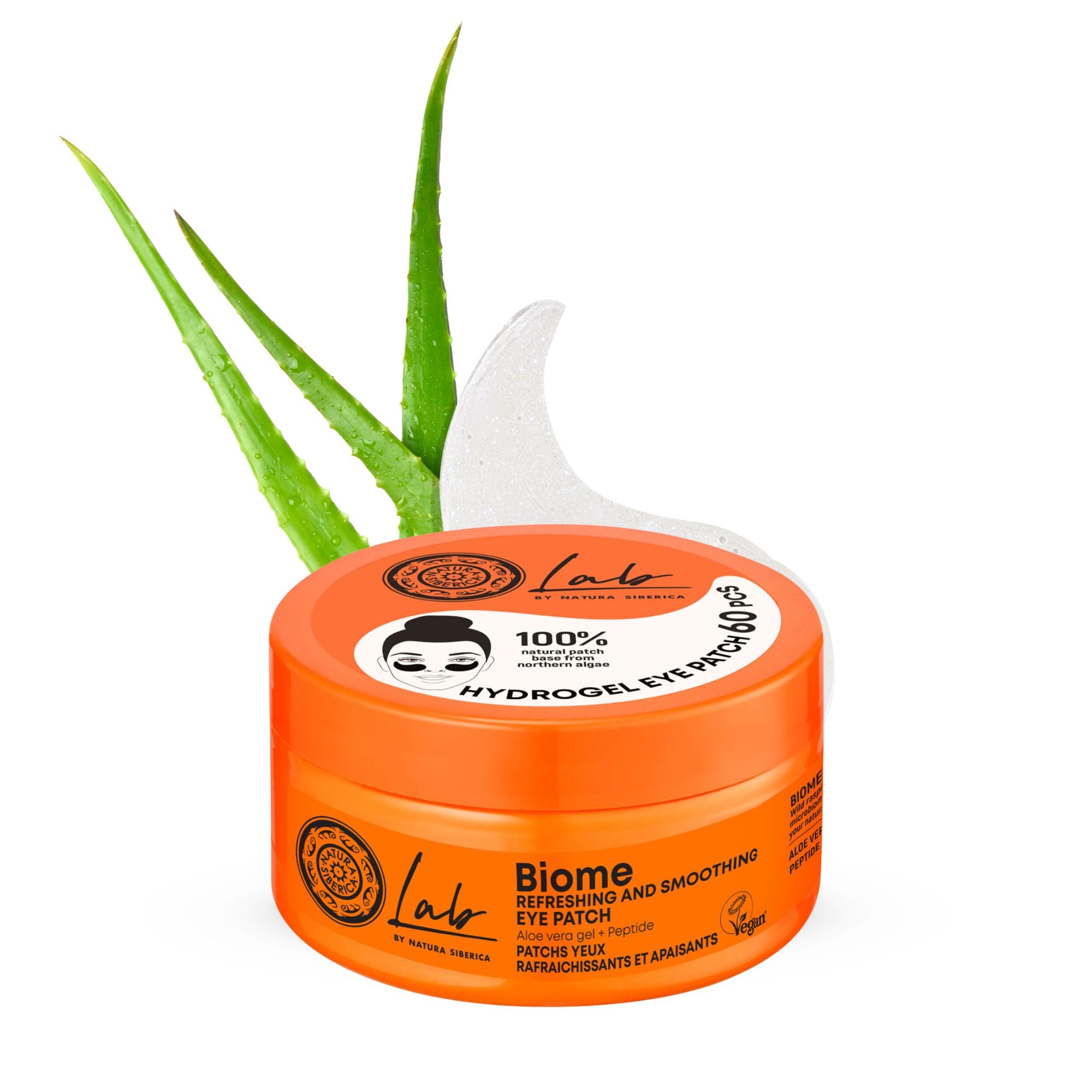 Lab by Natura Siberica Biome Refreshing & Smoothing Eye Patch, 60pcs