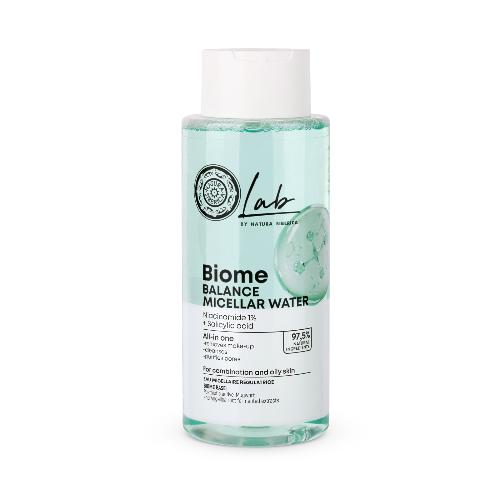 Lab by Natura Siberica Biome. Balance Micellar Water, 400 ml