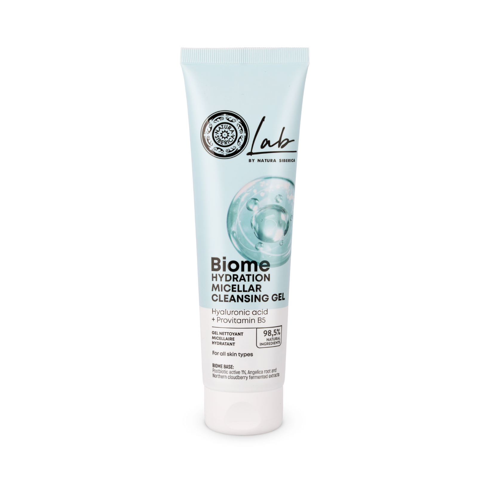 Lab by Natura Siberica Biome. Hydration Micellar Cleansing Gel, 140 ml