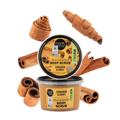 Organic Shop Rejuvenating Body Scrub Cinnamon (250ml)