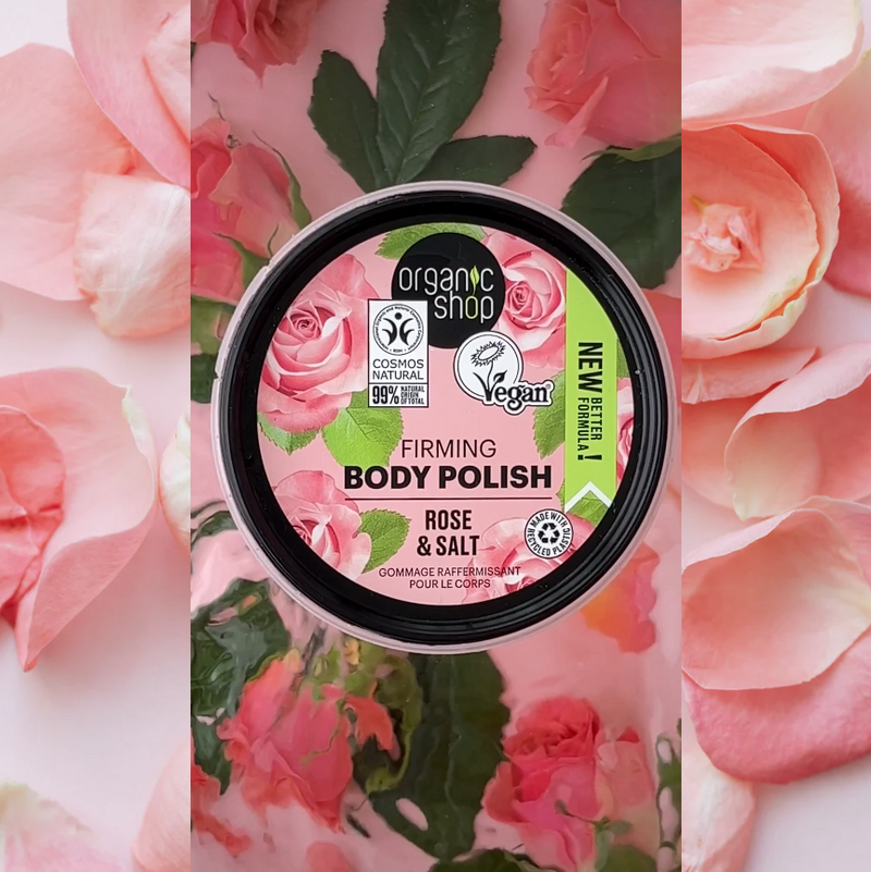 Organic Shop Firming Body Polish Rose (250ml)