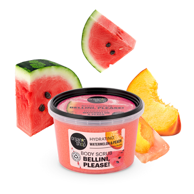 Organic Shop Hydrating Bellini, Please! Body Scrub Watermelon & Peach (250ml)