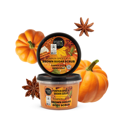Organic Shop Pumpkin Spice Latte Body Scrub Brown Sugar (250ml)