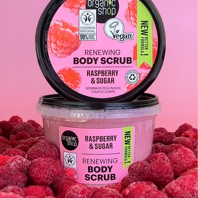 Organic Shop Renewing Body Scrub Raspberry (250ml)