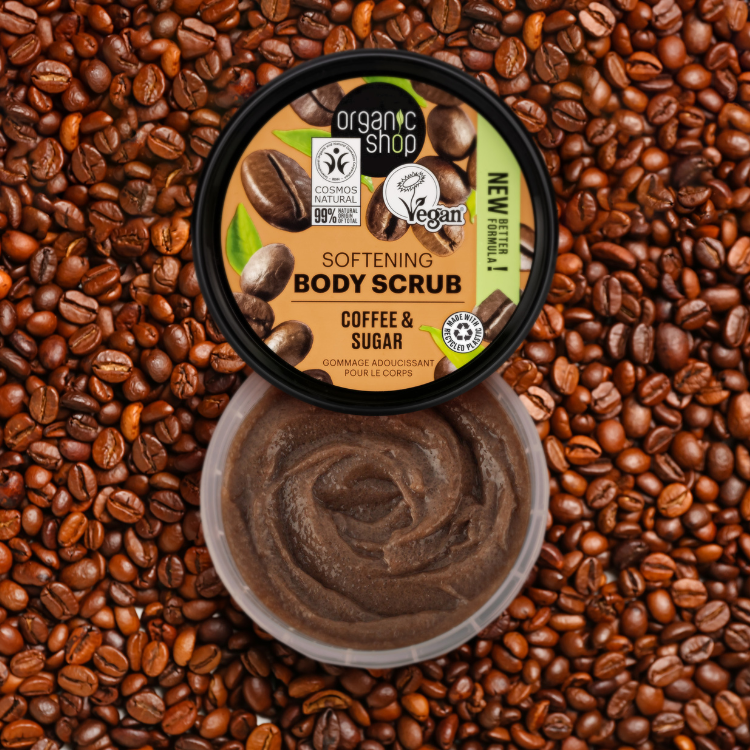Organic Shop Softening Body Scrub Coffee (250ml)