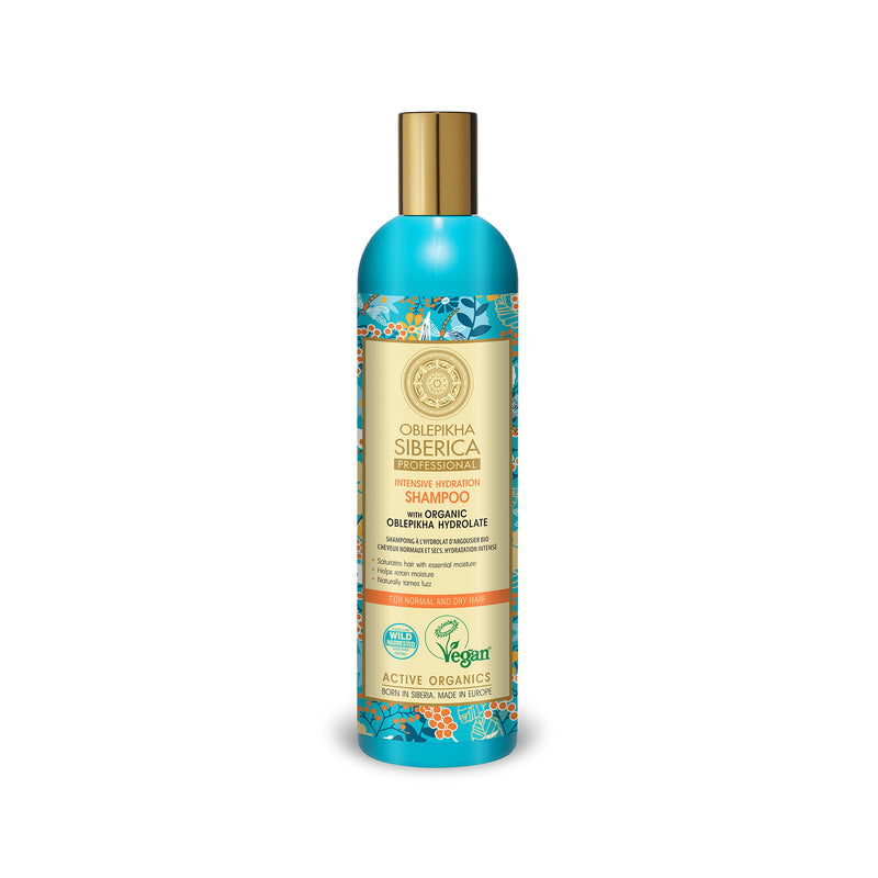 Shampoo with Organic Oblepikha Hydrolate For Normal And Dry Hair, 400 ml