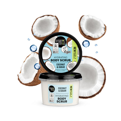 Organic Shop Hydrating Body Scrub Coconut (250ml)