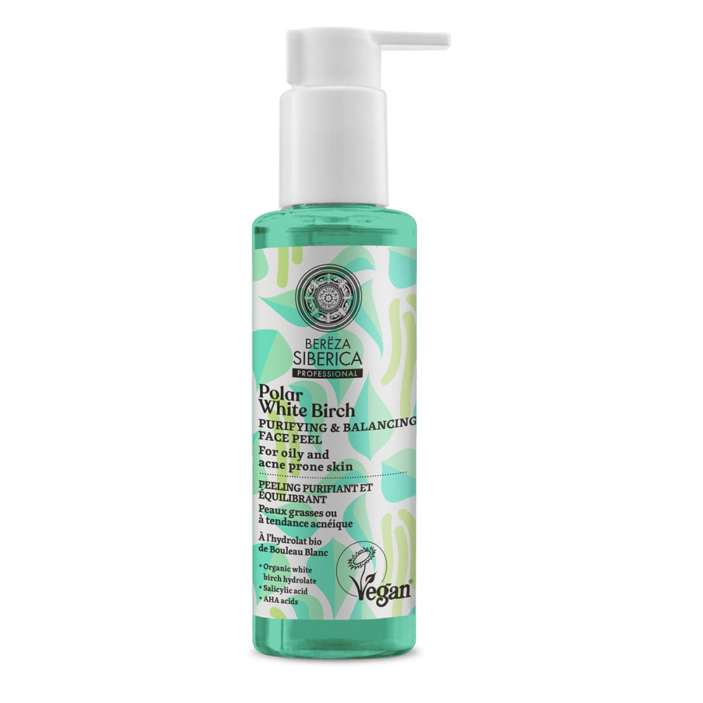 Polar White Birch Purifying & Balancing Face Peel, for oily & acne prone skin 145 ml