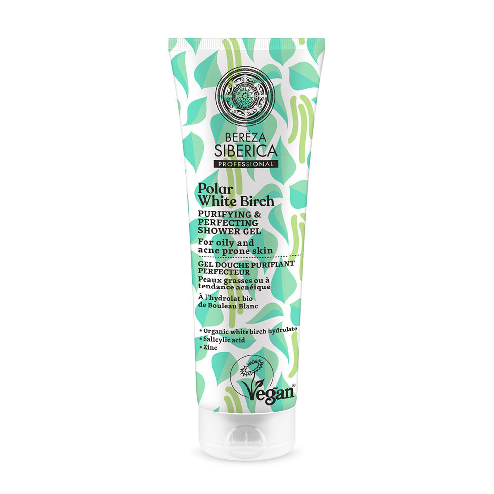 Polar White Birch Purifying & Perfecting Shower Gel, for oily & acne prone skin 200 ml